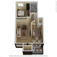 1 Bed 1 Bath (A) K103 floor plan